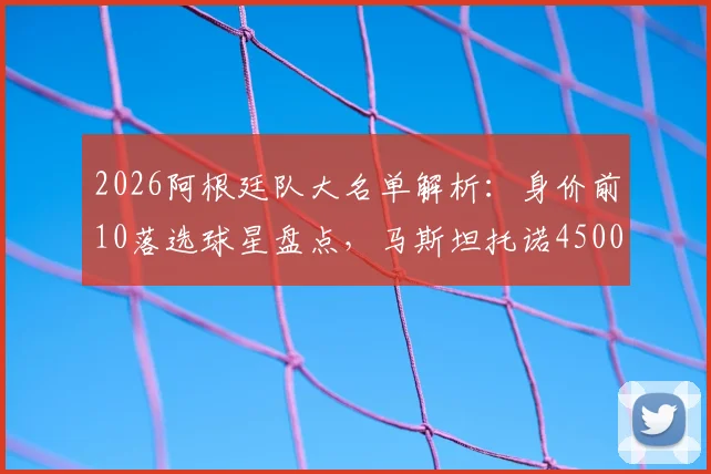 2026阿根廷队大名单解析：身价前10落选球星盘点，马斯坦托诺4500万欧居首引热议